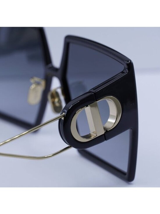 Dior 30MONTAIGNE SU 12A1 Square Sunglasses - Black/Grey Gradient